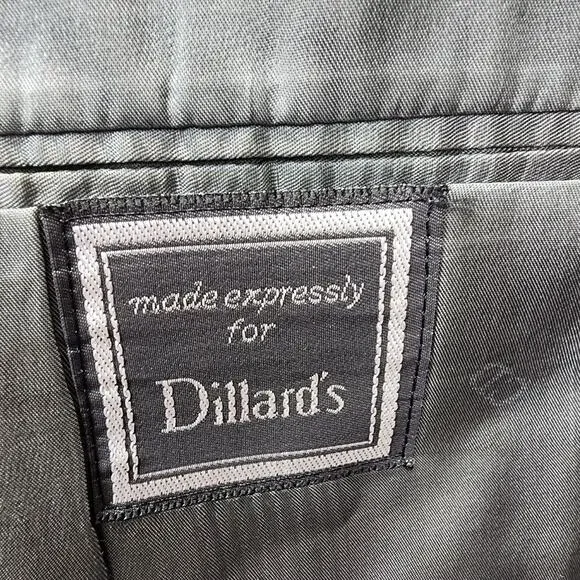 Christian Dior Monsieur Mens Sport Coat 42 R Grey Striped Wool Classic Vintage